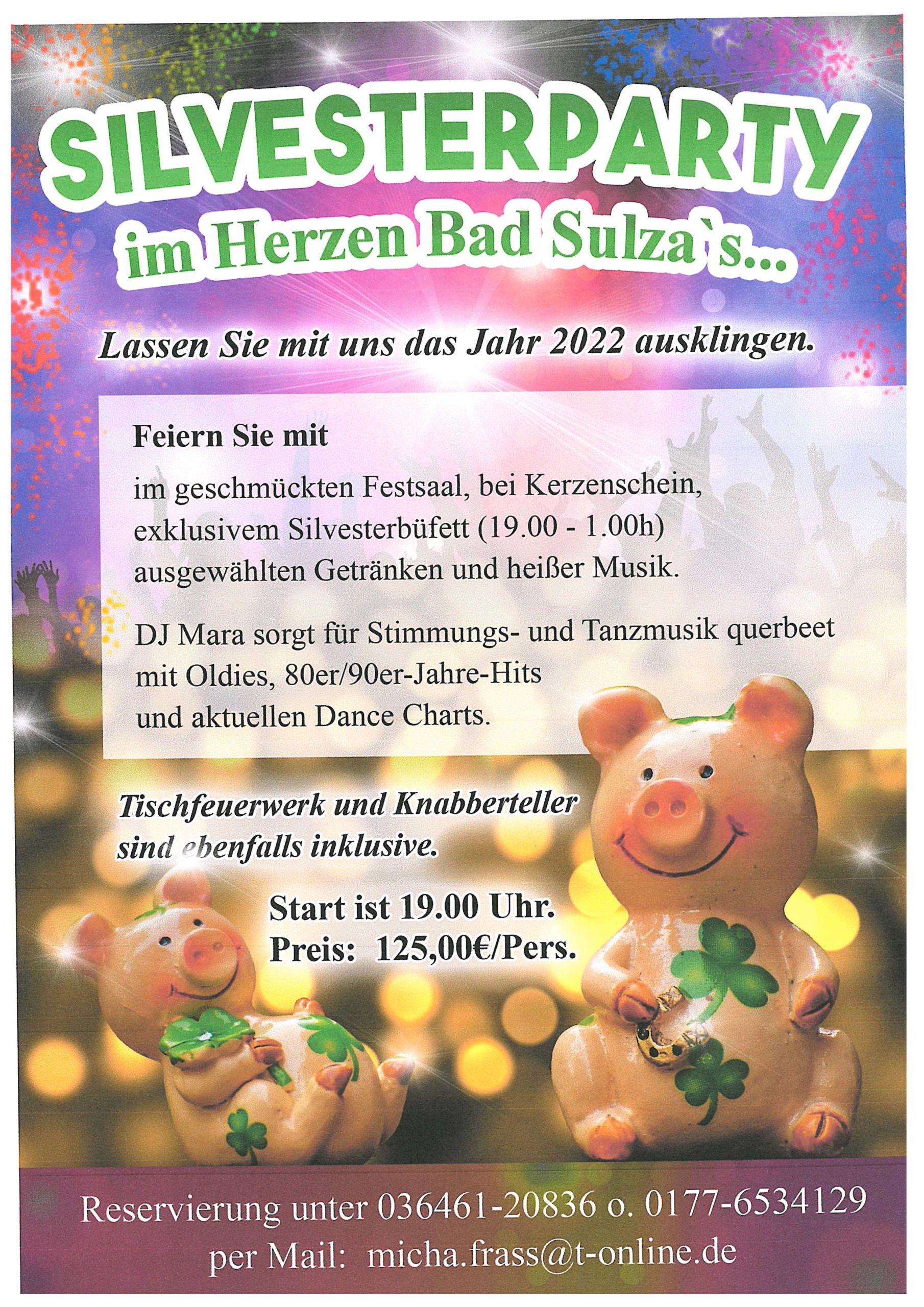 Silvesterparty_Gasthaus_Stadt_Bad_Sulza